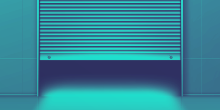 O que aconteceu com as lojas da cidade?