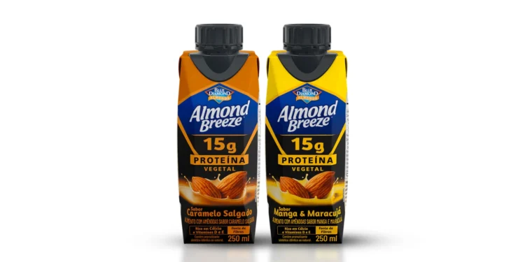 Almond Breeze lança bebida proteica vegetal com 15g de proteína